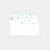 Holiday Snowflakes Post it Notes Post-it Klebezettel (Vorderseite)
