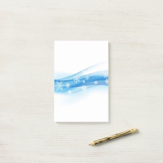 Holiday Snowflakes Post-it-Notes Post-it Klebezettel (Auf Schreibtisch)