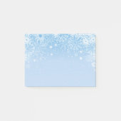 Holiday Snowflakes Post-it-Notes Post-it Klebezettel (Vorderseite)