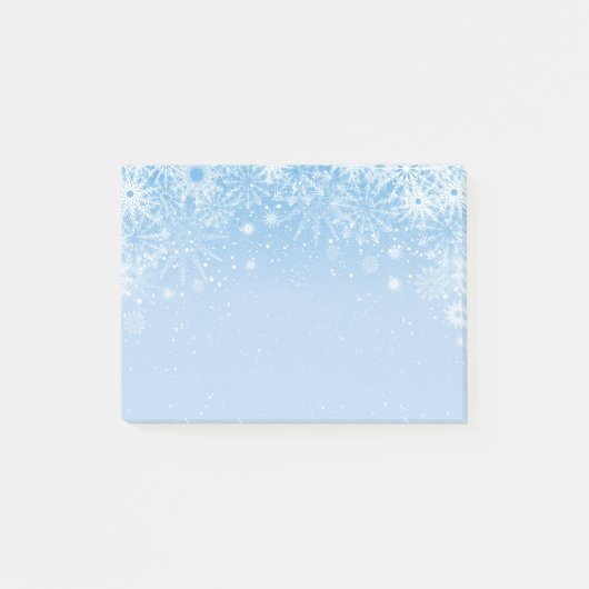 Holiday Snowflakes Post-it-Notes Post-it Klebezettel (Vorderseite)