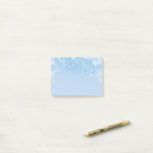 Holiday Snowflakes Post-it-Notes Post-it Klebezettel (Auf Schreibtisch)