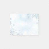 Holiday Snowflakes Post it Notes Post-it Klebezettel (Vorderseite)