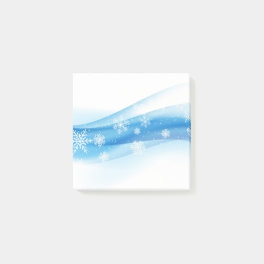 Holiday Snowflakes Post-it-Notes Post-it Klebezettel (Vorderseite)