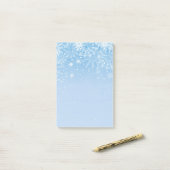 Holiday Snowflakes Post-it-Notes Post-it Klebezettel (Auf Schreibtisch)