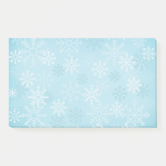 Holiday Snowflakes Post-it-Notes Post-it Klebezettel (Vorderseite)
