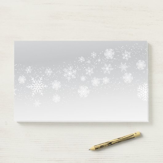 Holiday Snowflakes Post-it-Notes Post-it Klebezettel (Auf Schreibtisch)