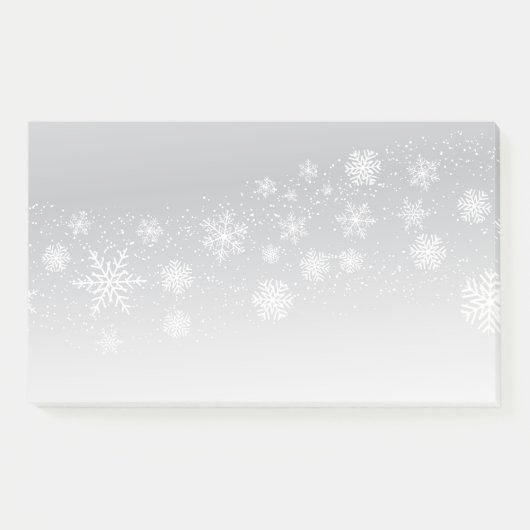Holiday Snowflakes Post-it-Notes Post-it Klebezettel (Vorderseite)