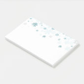 Holiday Snowflakes Post it Notes Post-it Klebezettel (angewinkelt)