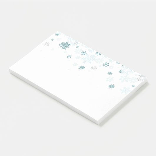 Holiday Snowflakes Post it Notes Post-it Klebezettel (angewinkelt)