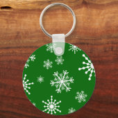 Holiday Snowflakes Schlüsselanhänger (Vorderseite)