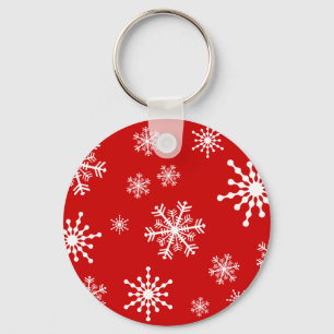 Holiday Snowflakes Schlüsselanhänger