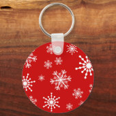Holiday Snowflakes Schlüsselanhänger (Vorderseite)