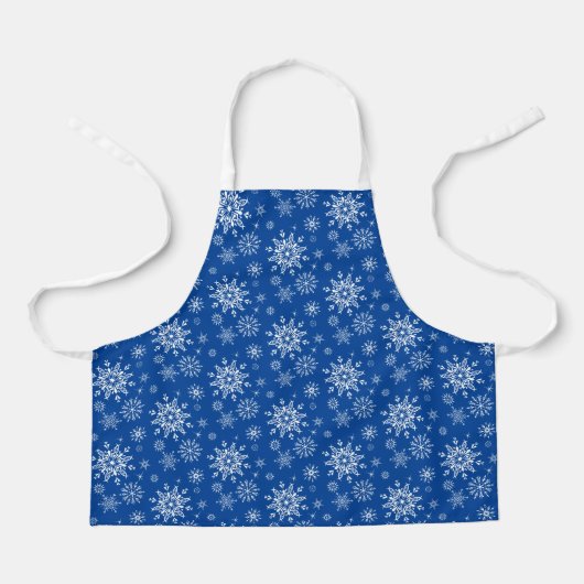 Holiday Snowflakes Schürze (Vorderseite)