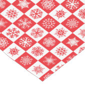 Holiday Snowflakes Table Runner Großer Tischläufer (Ecke)