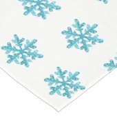 Holiday Snowflakes Table Runner Großer Tischläufer (Ecke)