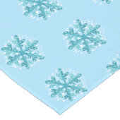 Holiday Snowflakes Table Runner Großer Tischläufer (Ecke)