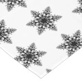 Holiday Snowflakes Table Runner Kurzer Tischläufer (Ecke)