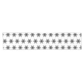 Holiday Snowflakes Table Runner Kurzer Tischläufer (Horizontal)
