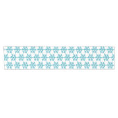 Holiday Snowflakes Table Runner Kurzer Tischläufer (Horizontal)