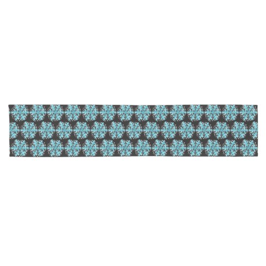 Holiday Snowflakes Table Runner Kurzer Tischläufer (Horizontal)