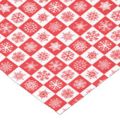 Holiday Snowflakes Table Runner Kurzer Tischläufer (Ecke)