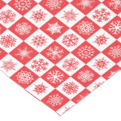 Holiday Snowflakes Table Runner Mittelgroßer Tischläufer (Ecke)