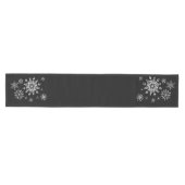 Holiday Snowflakes Table Runner Mittelgroßer Tischläufer (Horizontal)