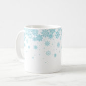 Holiday Snowflakes Tasse Kaffee (Vorderseite Links)