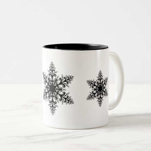 Holiday Snowflakes Tasse Kaffee (VorderseiteRechts)