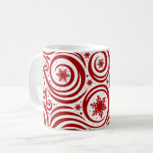 Holiday Snowflakes Tasse Kaffee (Vorderseite Links)