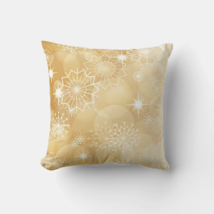 Holiday Snowflakes Throw Kissen