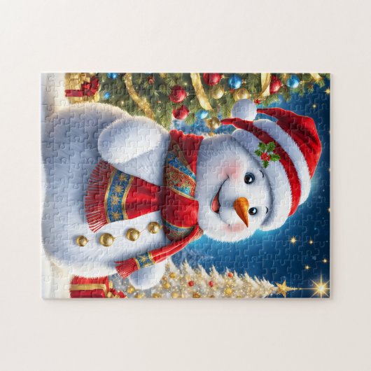 Holiday Snowman Game Puzzle (Horizontal)