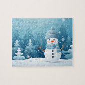 Holiday Snowman Game Puzzle (Horizontal)