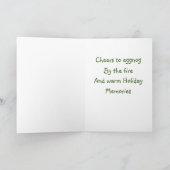 Holiday Snowman Karte (Innenseite)