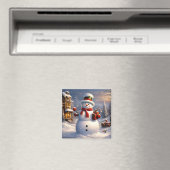 Holiday Snowman Magnet (In Situ (Geschirrspüler))