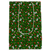 Holiday Snowman Mittlere Geschenktüte (Rückseite)