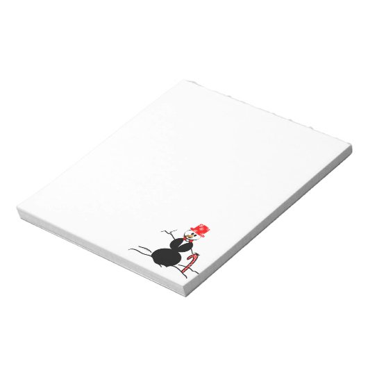 Holiday Snowman Notizblock (Rotiert)