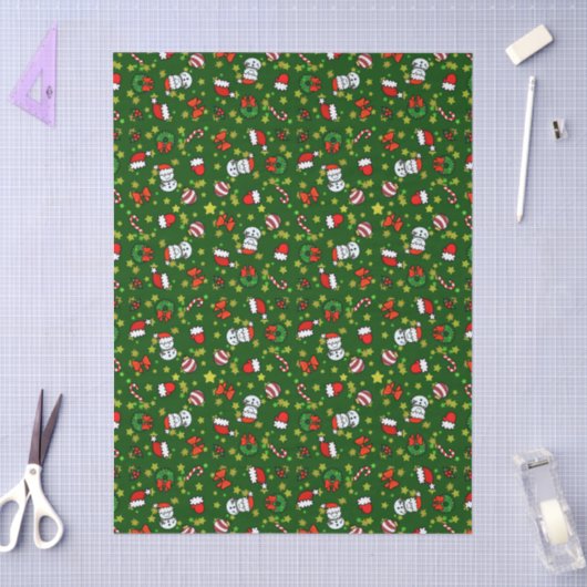 Holiday Snowman Seidenpapier (Basteln)