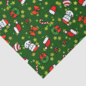 Holiday Snowman Seidenpapier (Detail)