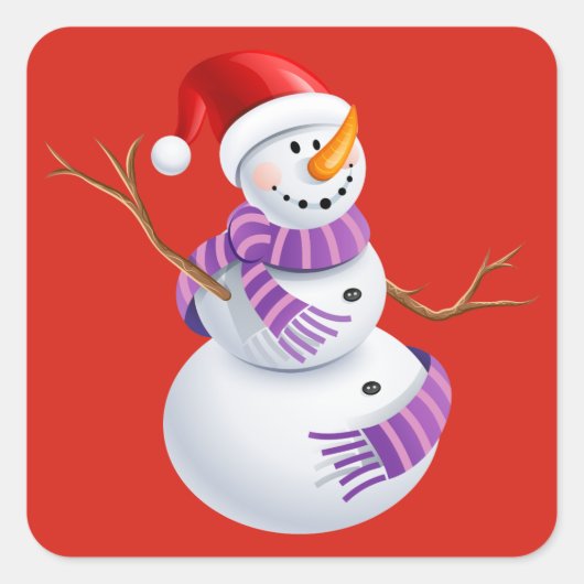 Holiday Snowman Stickers (Vorderseite)