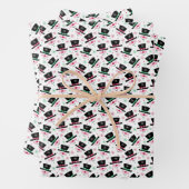 Holiday Snowman Wrapping Paper Sheets Geschenkpapier Set (Beispiel)