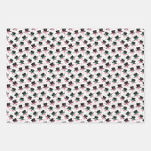 Holiday Snowman Wrapping Paper Sheets Geschenkpapier Set (Vorderseite)