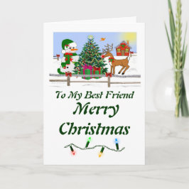 Holiday Snowmen Feiertagskarte