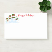 Holiday Snowmen Post-it-Notes Post-it Klebezettel (Büro)