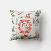 “Holiday Snuggles: Baby’s First Christmas Pillow” Kissen (Rückseite)