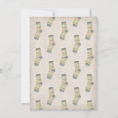 Holiday Sock Exchange - Weihnachtsfeiertag Party Einladung (Rückseite)