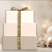 Holiday Solid Light Accent Colors Geschenkpapier Set