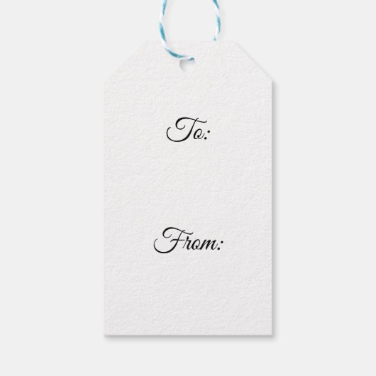 Holiday Sparkle & Bows Geschenkanhänger (Rückseite)