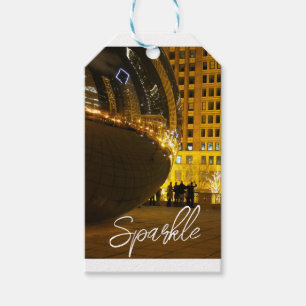 Holiday Sparkle Gift Tag Geschenkanhänger