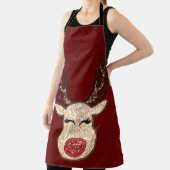 Holiday Sparkle / Reindeer Boy and Girl Christmas Schürze (InSitu)